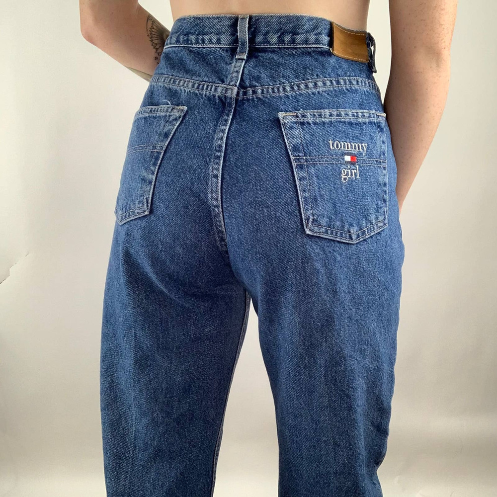 Vintage Hi Rise Tommy Hilfiger Straight Leg Jeans